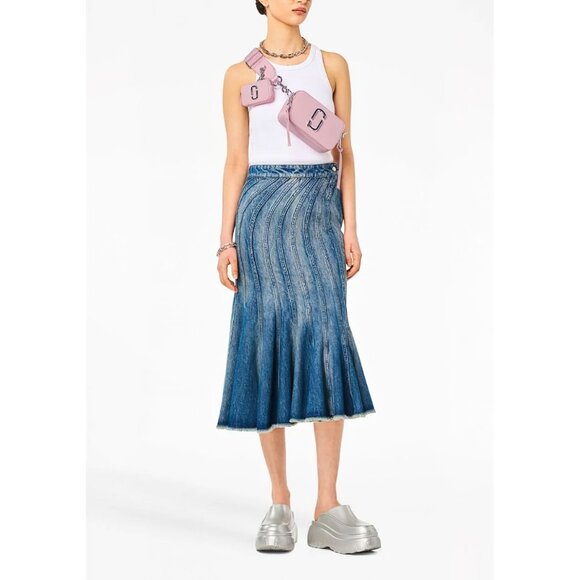 Marc Jacobs Women's The Utility Snapshot Crossbody Bag Bubblegum Pink OS - Picture 4 of 14